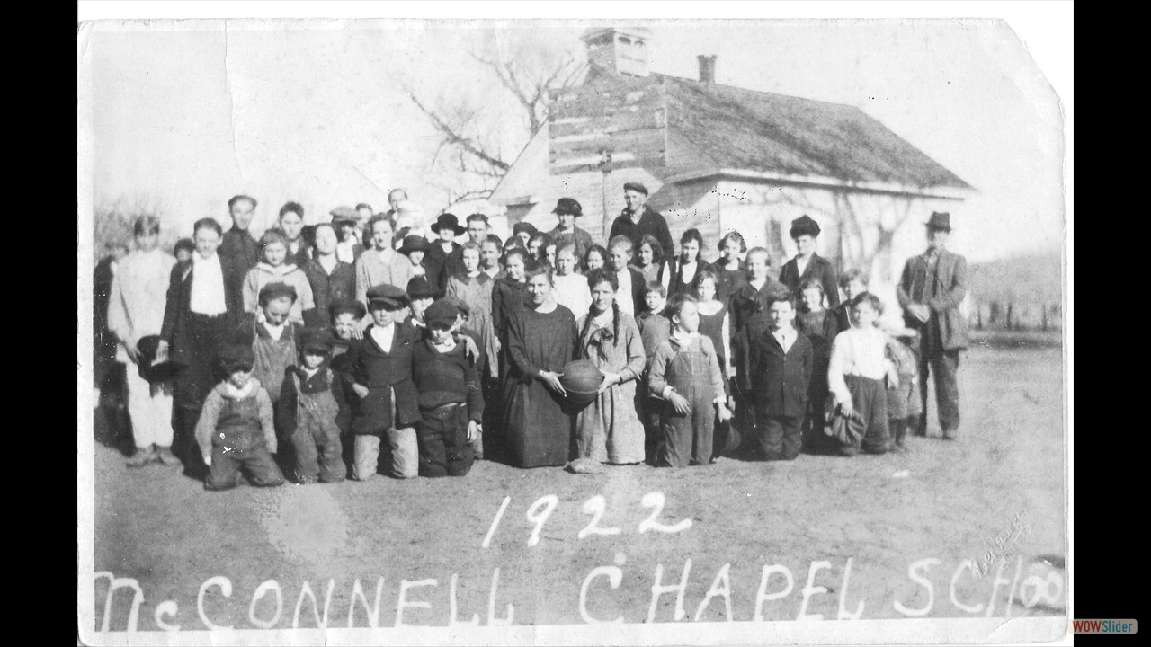District 2 McConnell Chapel School 1922
